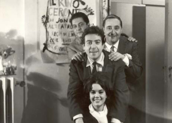 La Compagnia dei Quattro: dal basso - Valeria Moriconi, Glauco Mauri, Mario Scaccia, Franco Enriquez