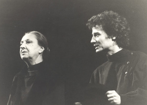 Roberto Sturno, Pupella  Maggio, La madre di Berolt  Brecht, regia Antonio Calenda